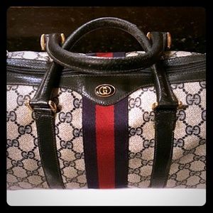 Gucci Authentic Monogrammed Small Boston